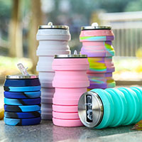 Most Popular Products Sustainable Eco Friendly Products Collapsible Bottle Silicone Water Bottle Travel